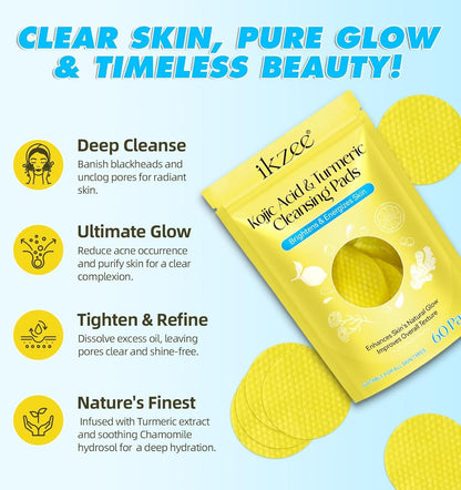 Turmeric Kojic Acid Cleansing 60 Pads